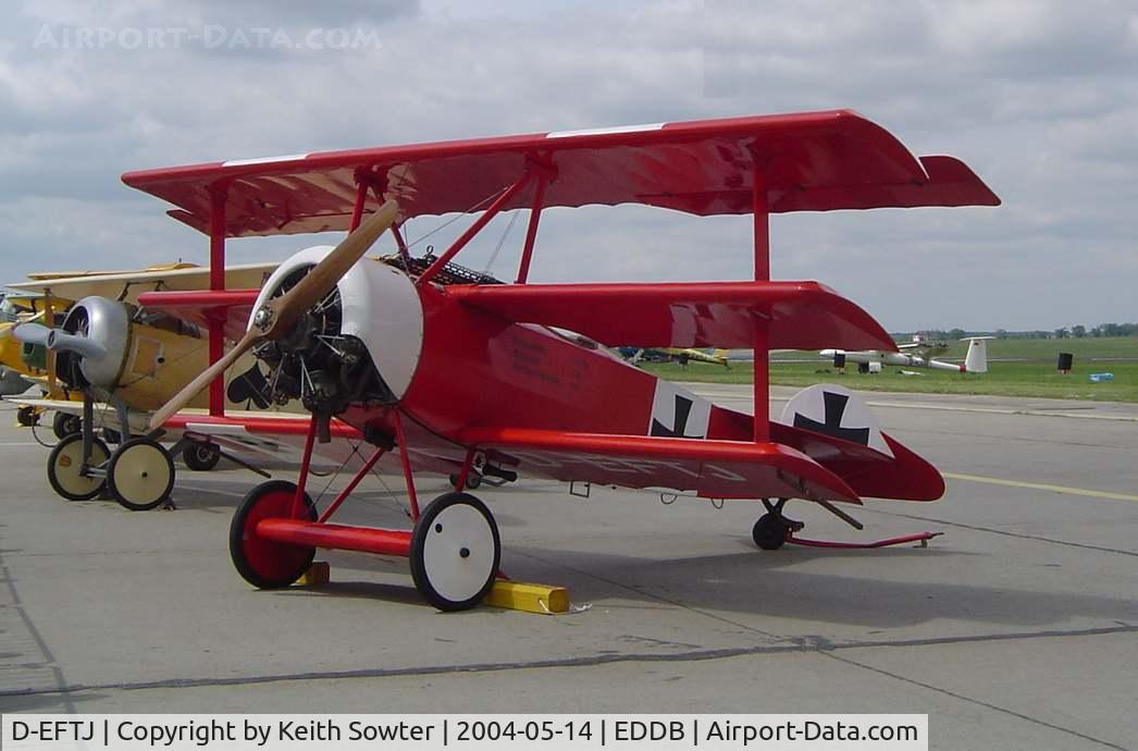 D-EFTJ, Fokker Dr.1 Triplane Replica C/N 003, Berlin ILA