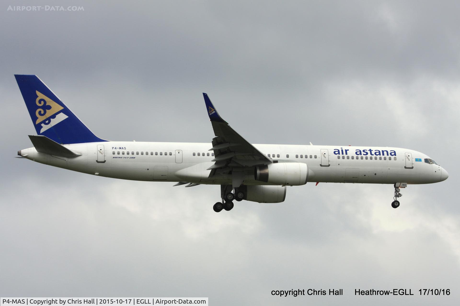 P4-MAS, 1997 Boeing 757-28A C/N 28833, Air Astana