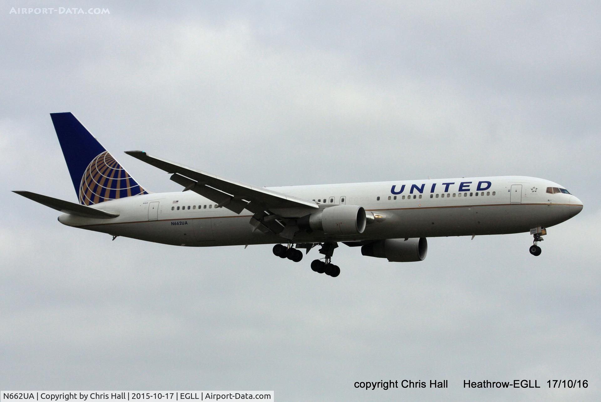 N662UA, 1993 Boeing 767-322 C/N 27159, United