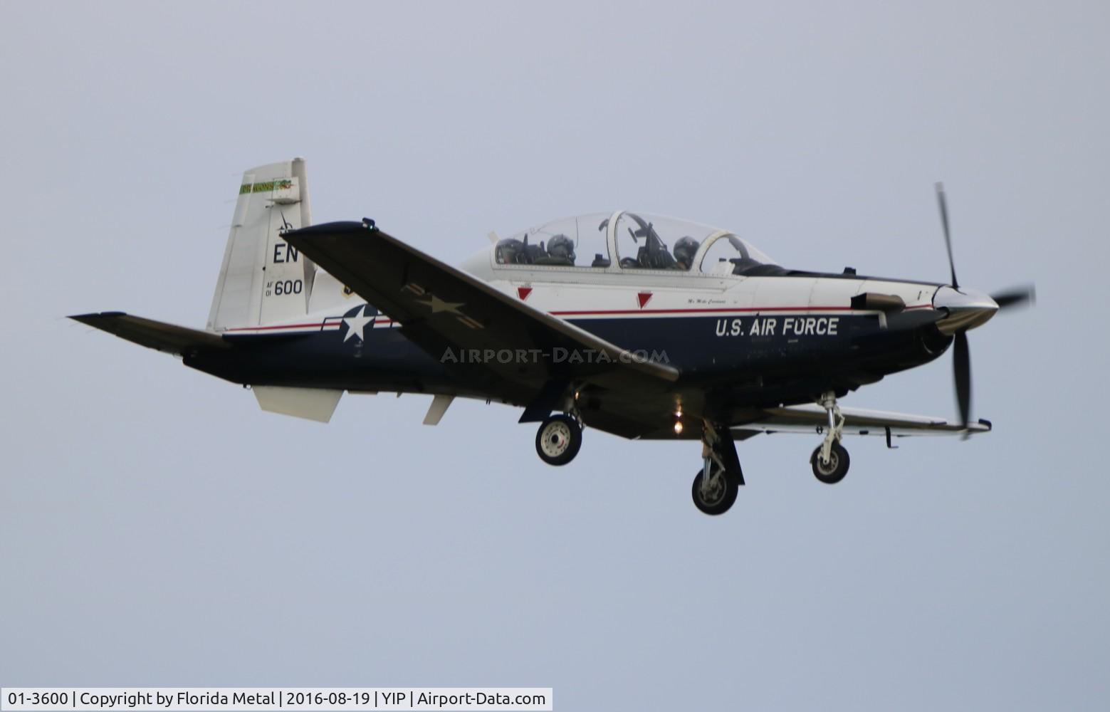 01-3600, 2001 Raytheon T-6A Texan II C/N PT-115, T-6A Texan II