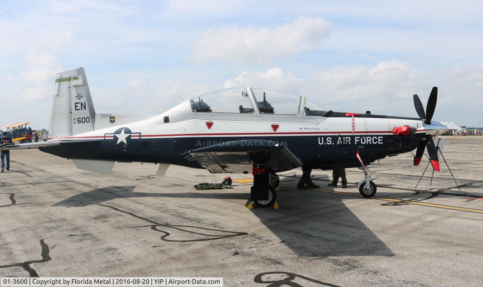 01-3600, 2001 Raytheon T-6A Texan II C/N PT-115, T-6A Texan II
