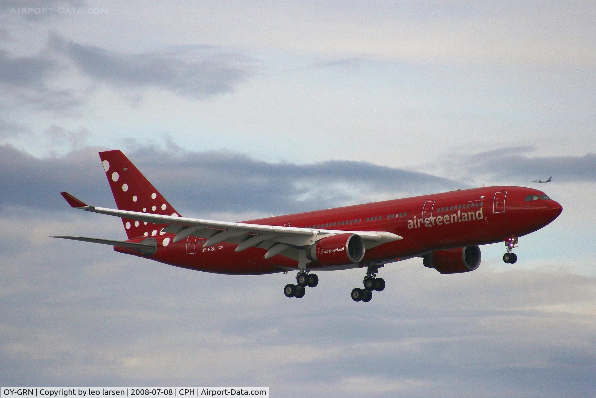 OY-GRN, 1998 Airbus A330-223 C/N 230, Copenhagen 8.7.2008