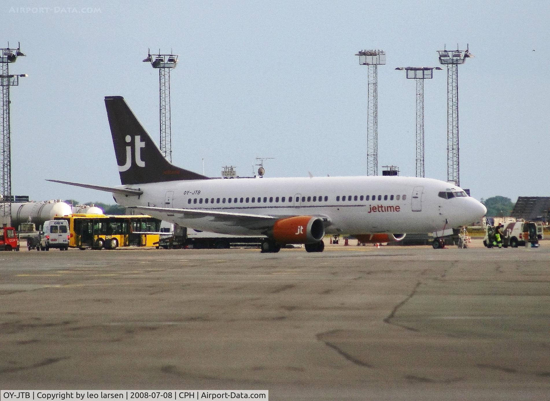 OY-JTB, 1989 Boeing 737-3Y0 C/N 24464, Copenhagen 8.7.2008