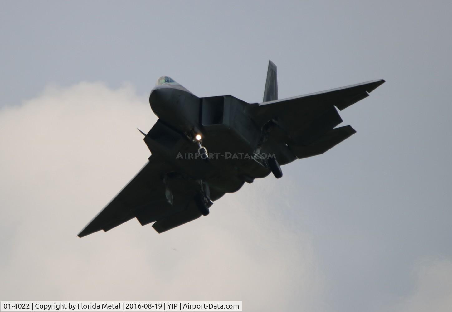 01-4022, 2001 Lockheed Martin F-22A Raptor C/N 645-4022, F-22A