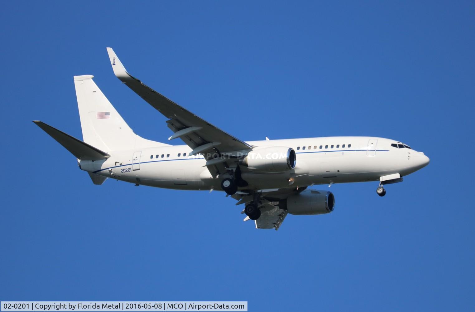 02-0201, 2000 Boeing C-40C Clipper (737-7BC BBJ) C/N 30755, C-40C Clipper bringing in VP Joe Biden for the Invictus Games