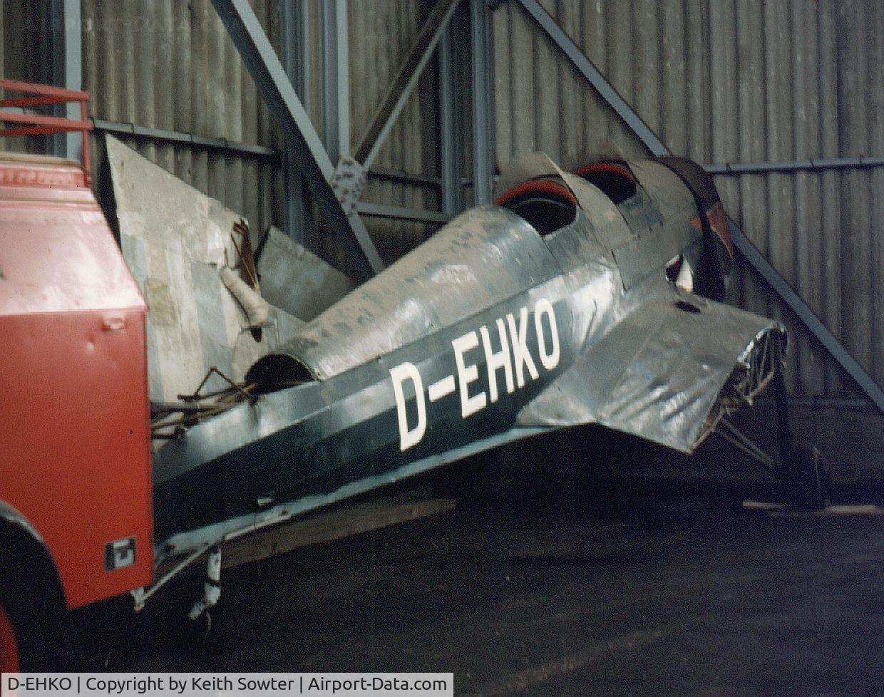 D-EHKO, 1940 Klemm Kl-35D C/N 1854, In storage