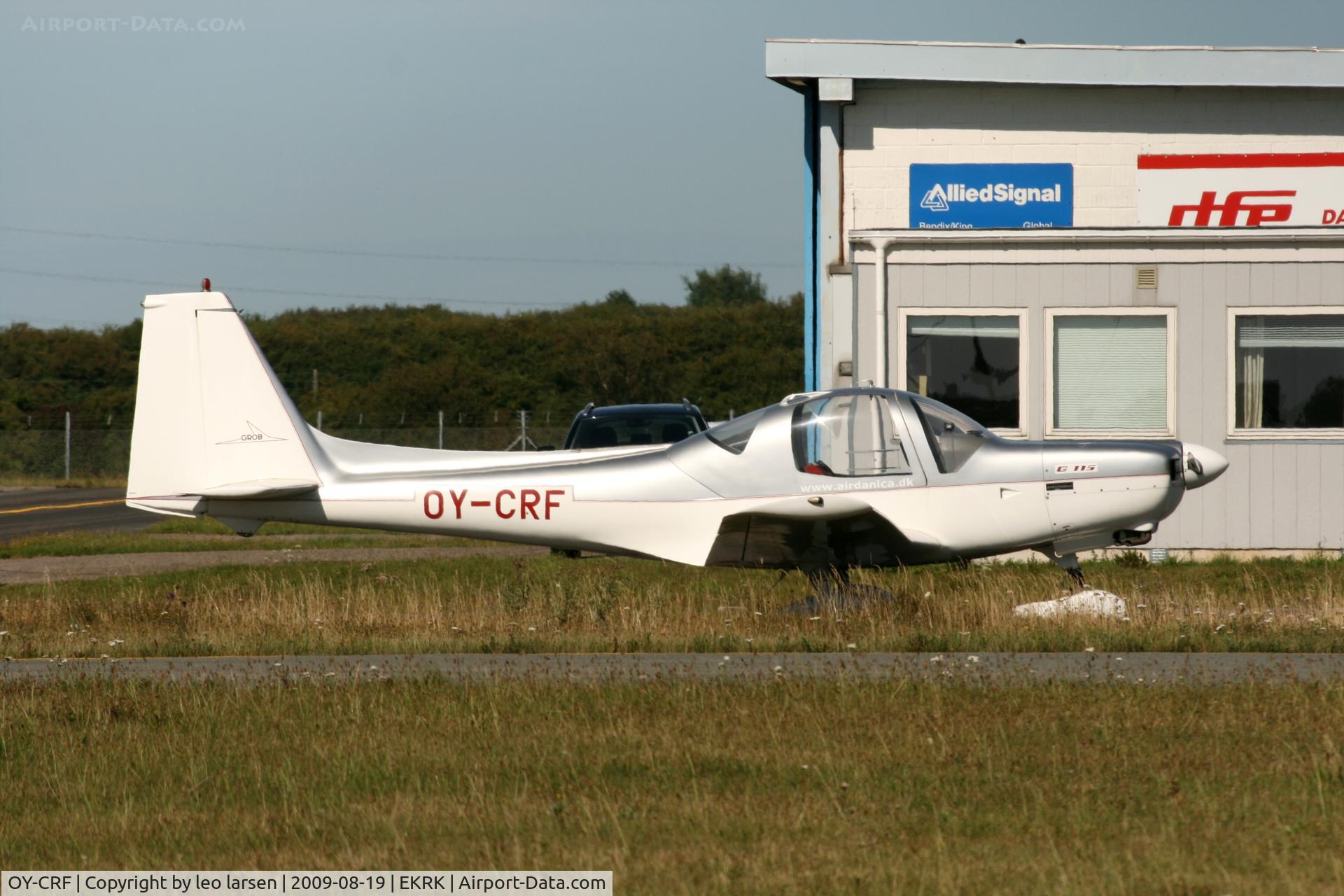 OY-CRF, 1988 Grob G-115 C/N 8033, Roskilde 19.8.2009