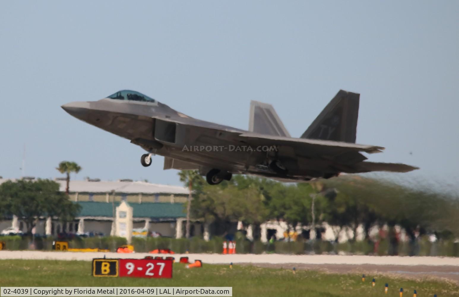 02-4039, 2002 Lockheed Martin F/A-22A Raptor C/N 4039, Raptor