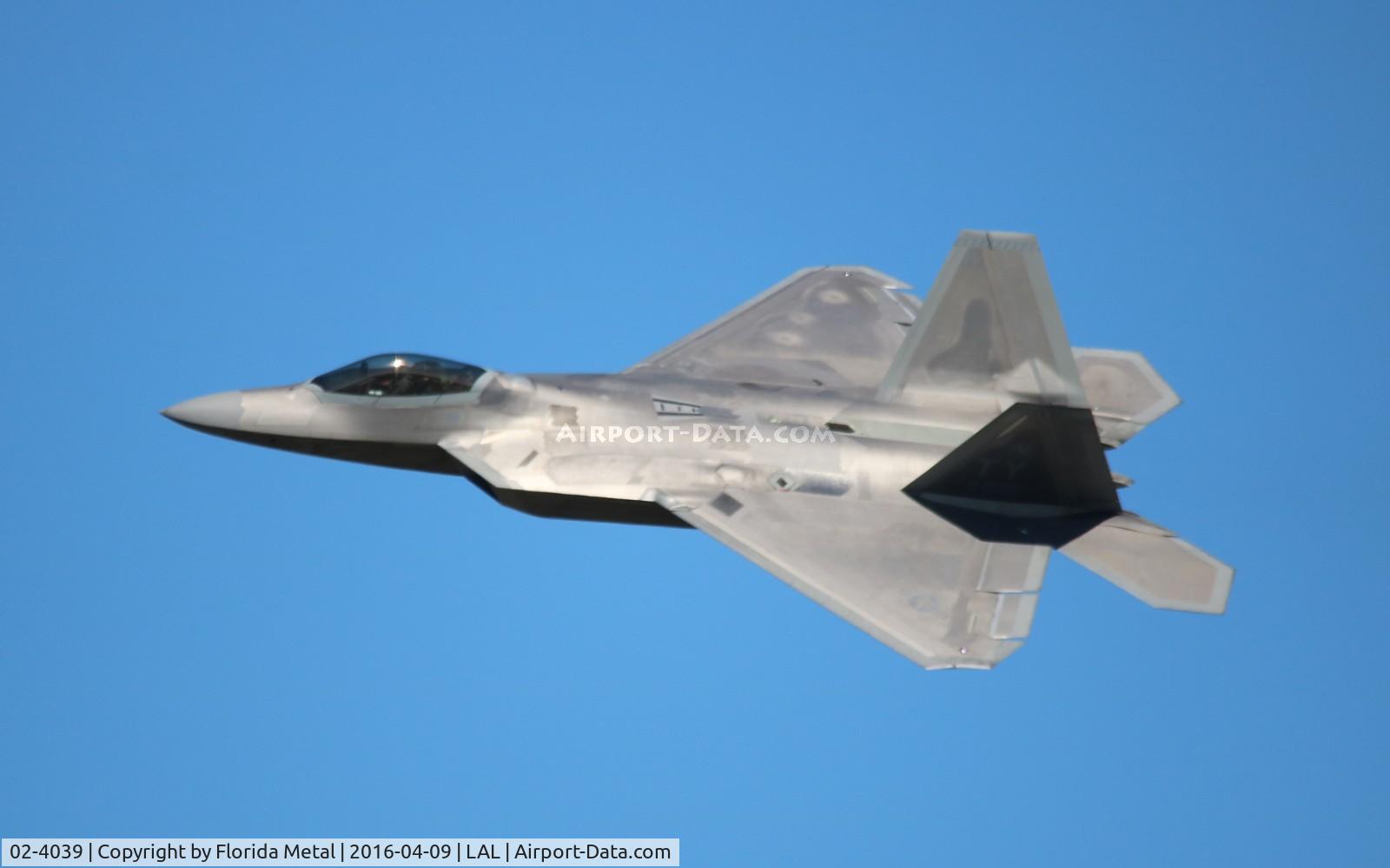 02-4039, 2002 Lockheed Martin F/A-22A Raptor C/N 4039, Raptor
