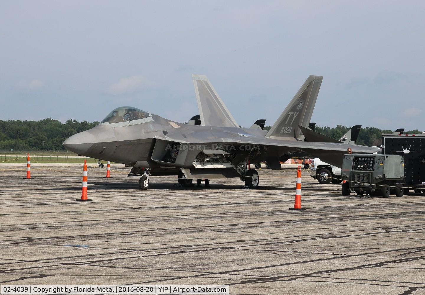 02-4039, 2002 Lockheed Martin F/A-22A Raptor C/N 4039, Raptor