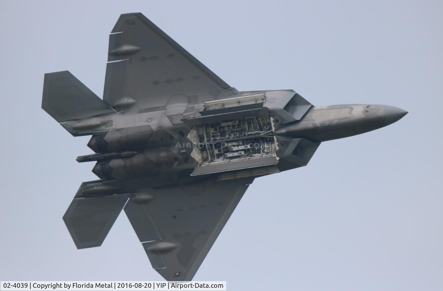 02-4039, 2002 Lockheed Martin F/A-22A Raptor C/N 4039, Raptor