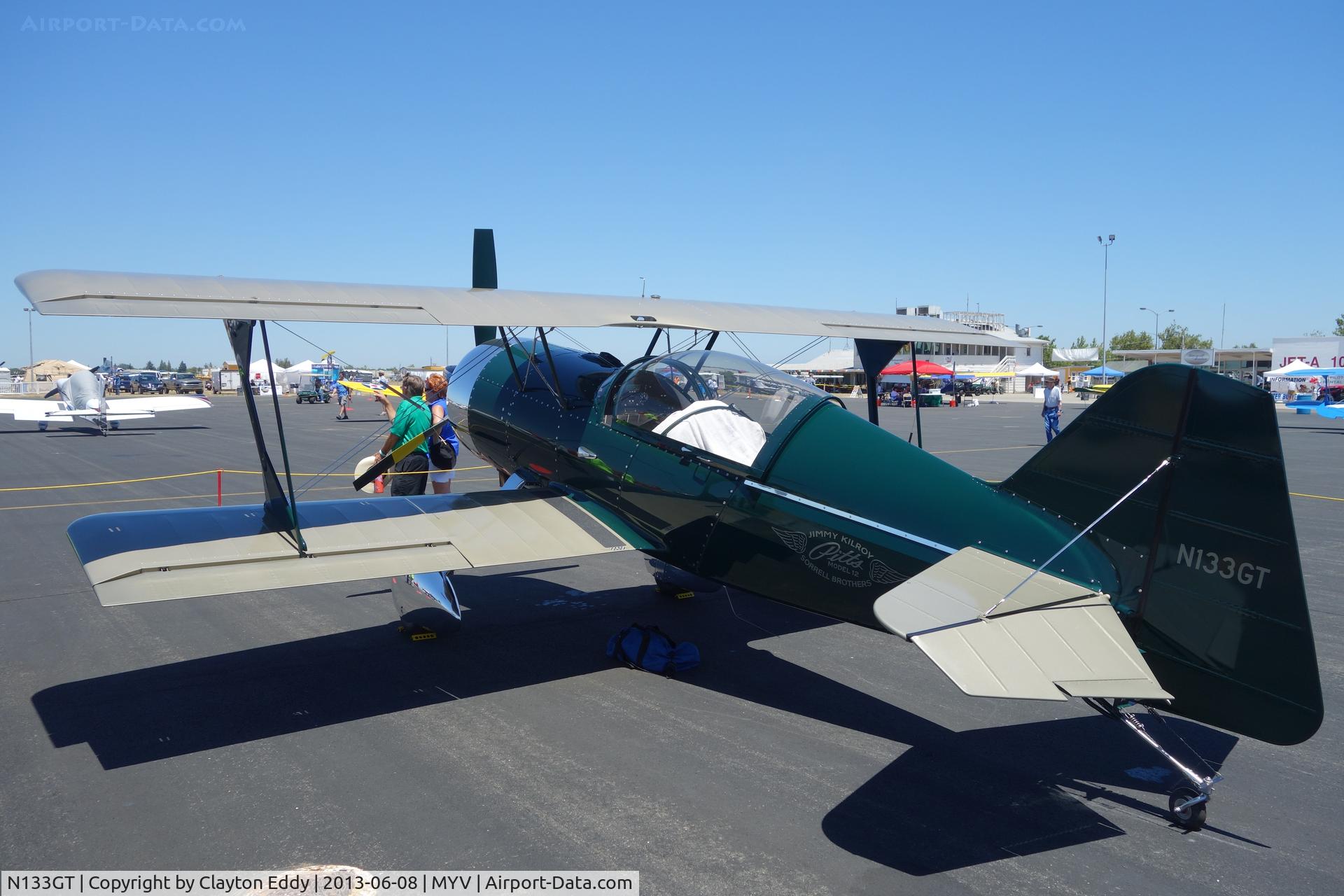 N133GT, 2004 Pitts Model 12 C/N 137, Yuba County Airport Airshow 2013