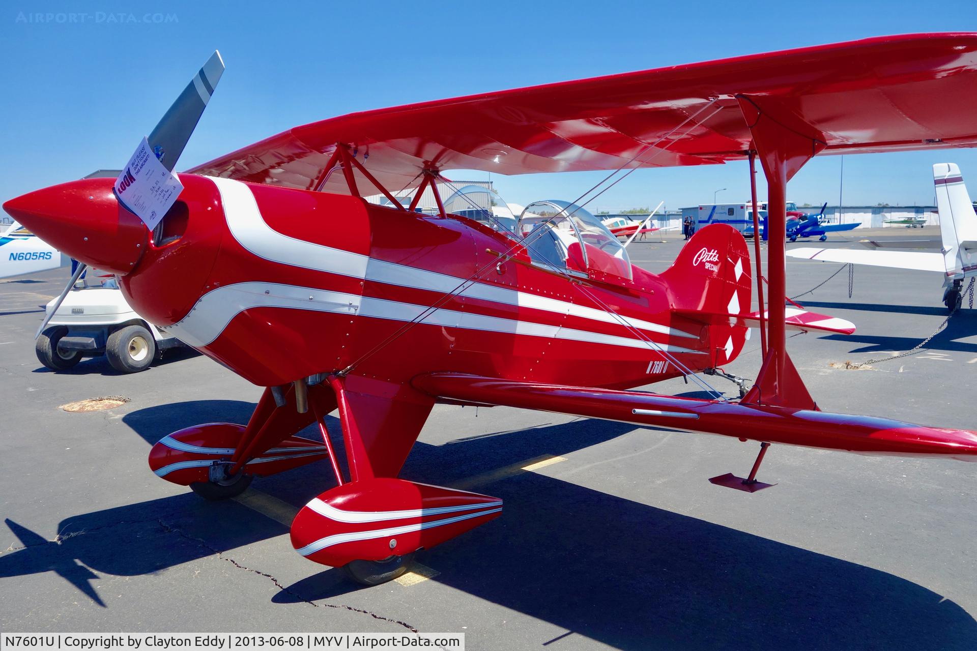 N7601U, 1968 Pitts S-1C Special C/N 112, Yuba County Airport Airshow 2013