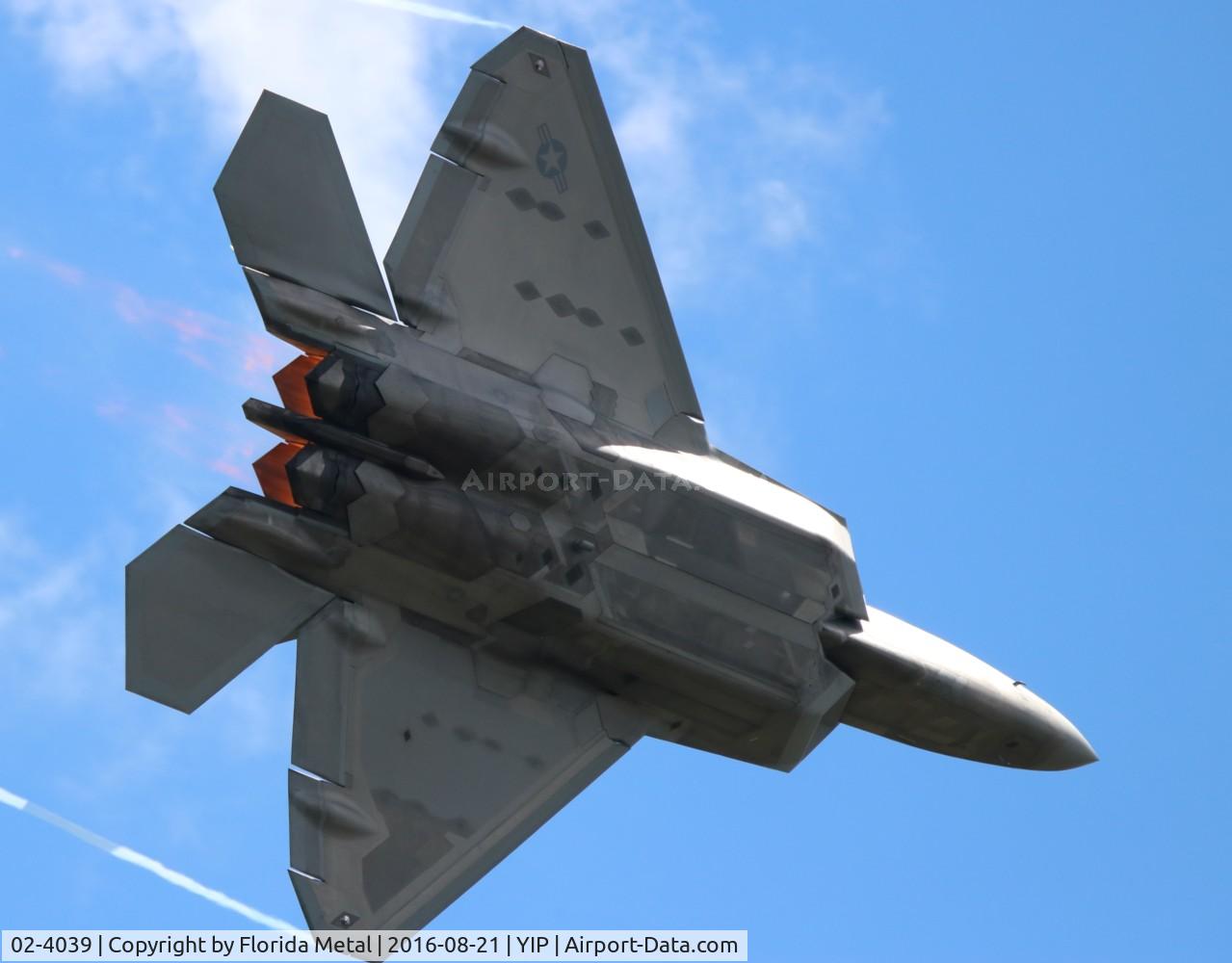 02-4039, 2002 Lockheed Martin F/A-22A Raptor C/N 4039, Raptor