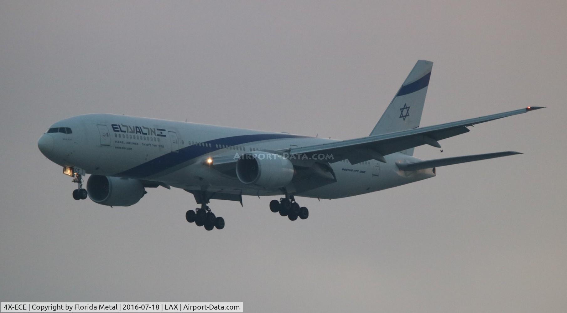 4X-ECE, 2007 Boeing 777-258/ER C/N 36083, El Al Israel