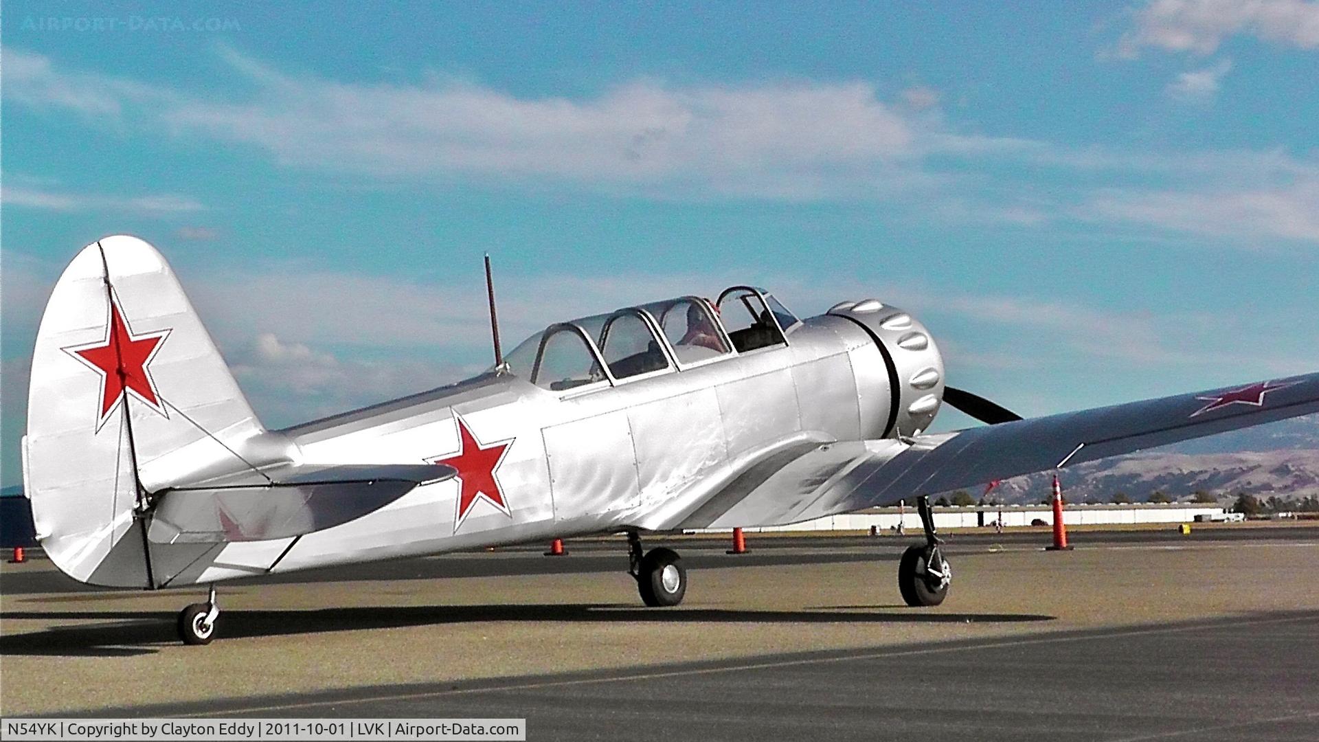 N54YK, 1954 Yakovlev Yak-18 C/N 232012, Livermore Airport California 2011