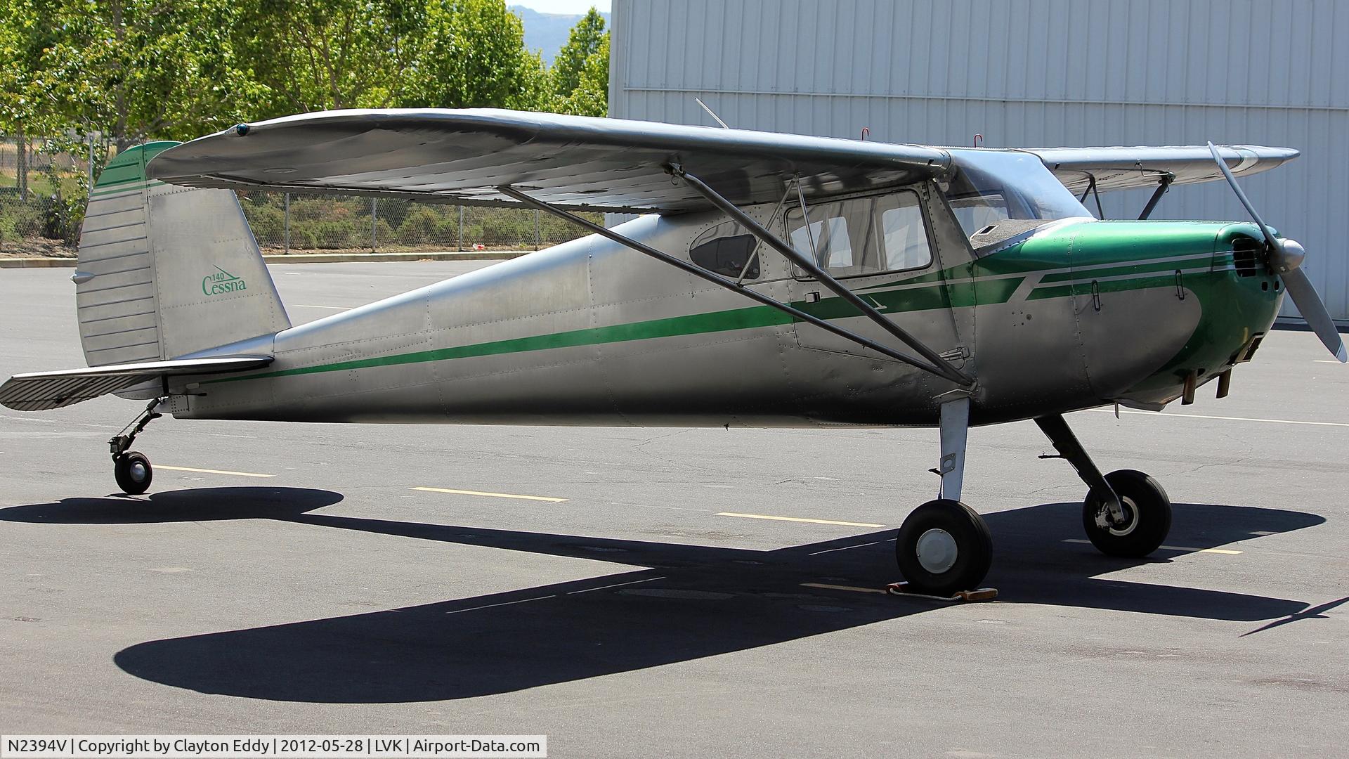 N2394V, 1948 Cessna 140 C/N 14635, Livermore Airport 2011?
