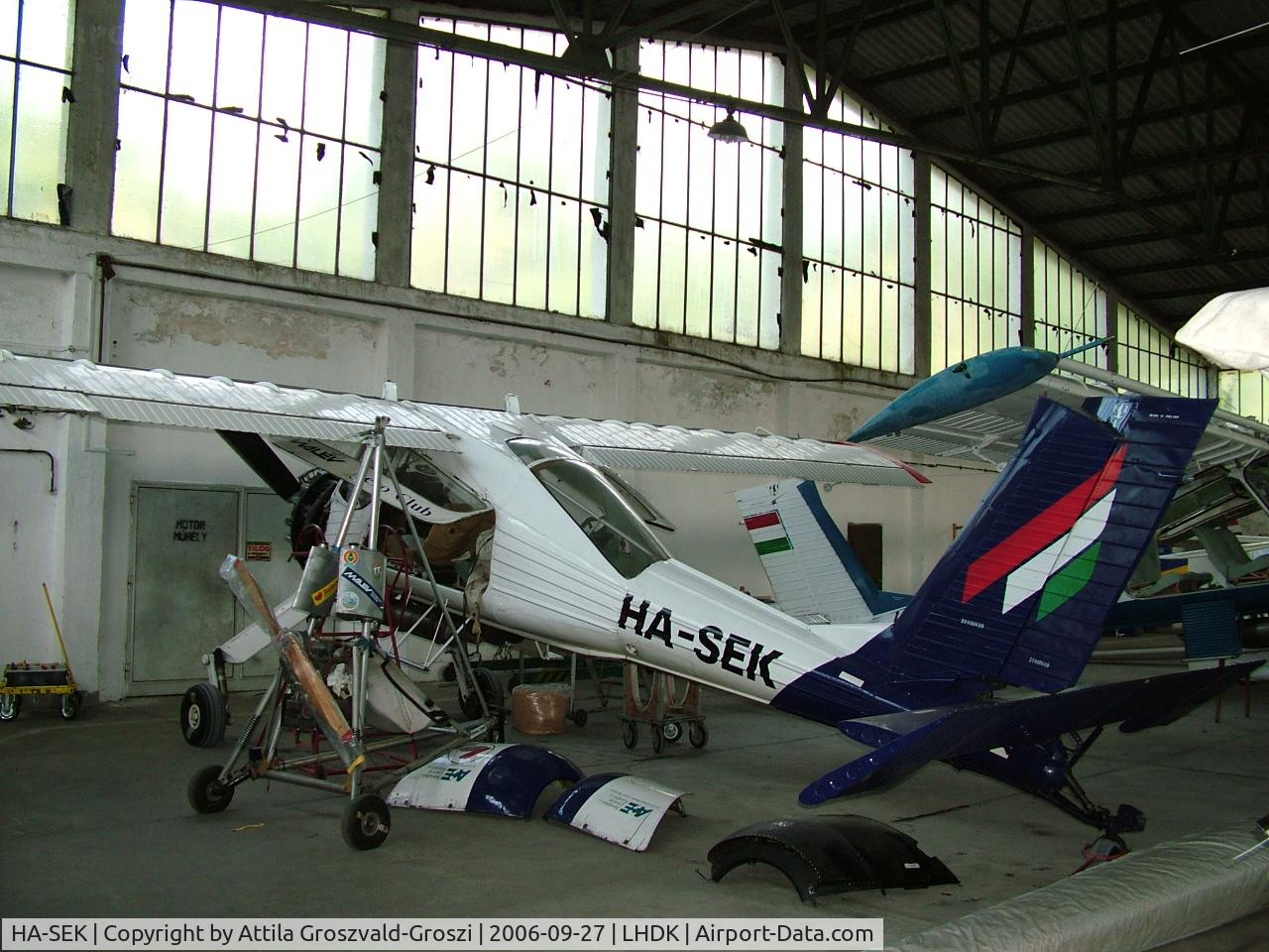 HA-SEK, 1987 PZL-Okecie PZL-104 Wilga 35A C/N 19830852, Dunakeszi Airport, Hungary