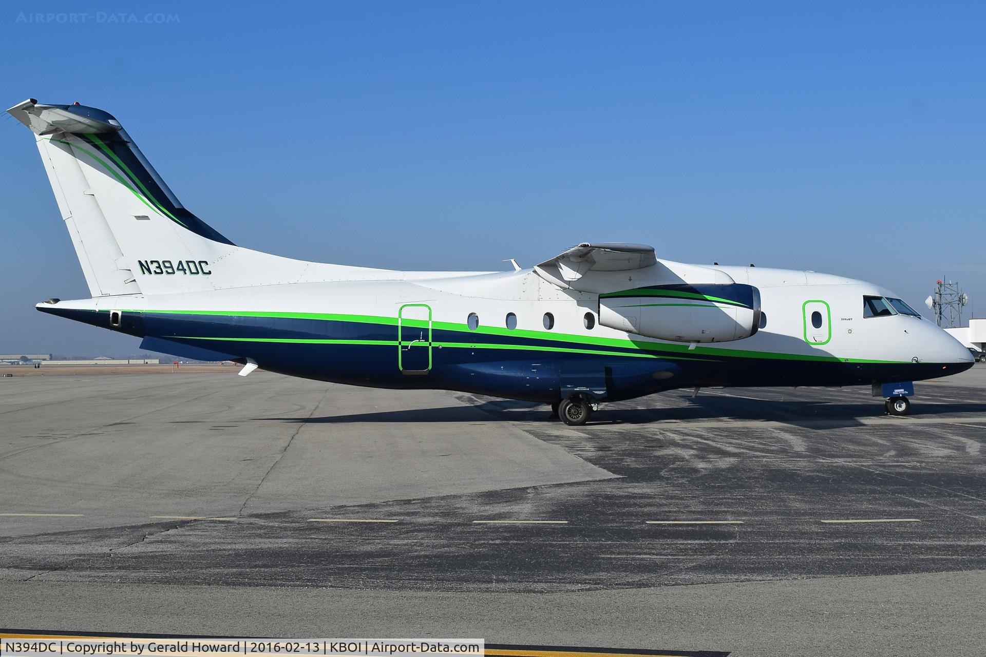 N394DC, 2001 Fairchild Dornier 328-300 328JET C/N 3174, Parked on north GA ramp.