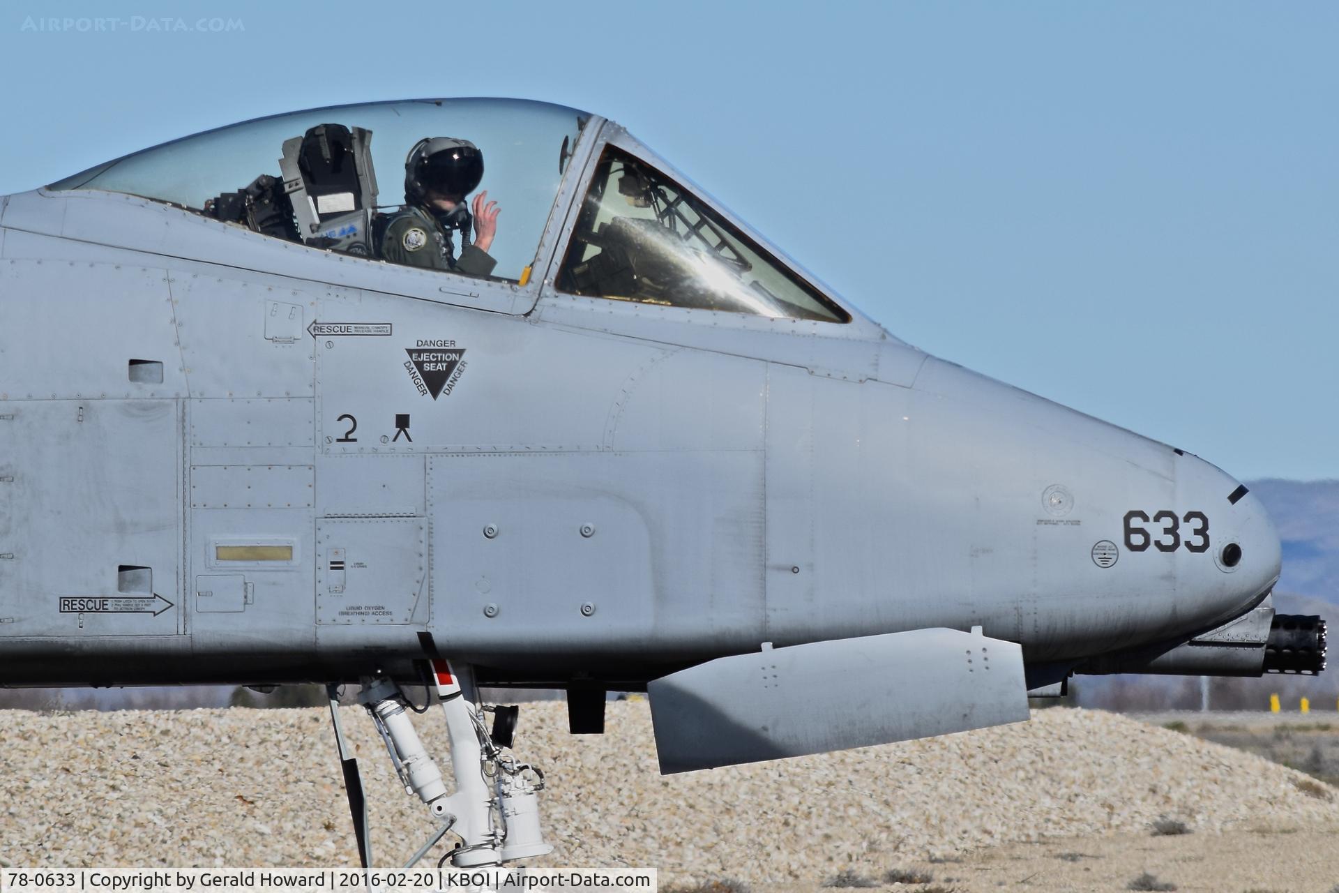78-0633, 1978 Fairchild Republic A-10C Thunderbolt II C/N A10-0253, 190th Fighter Sq., Idaho ANG.