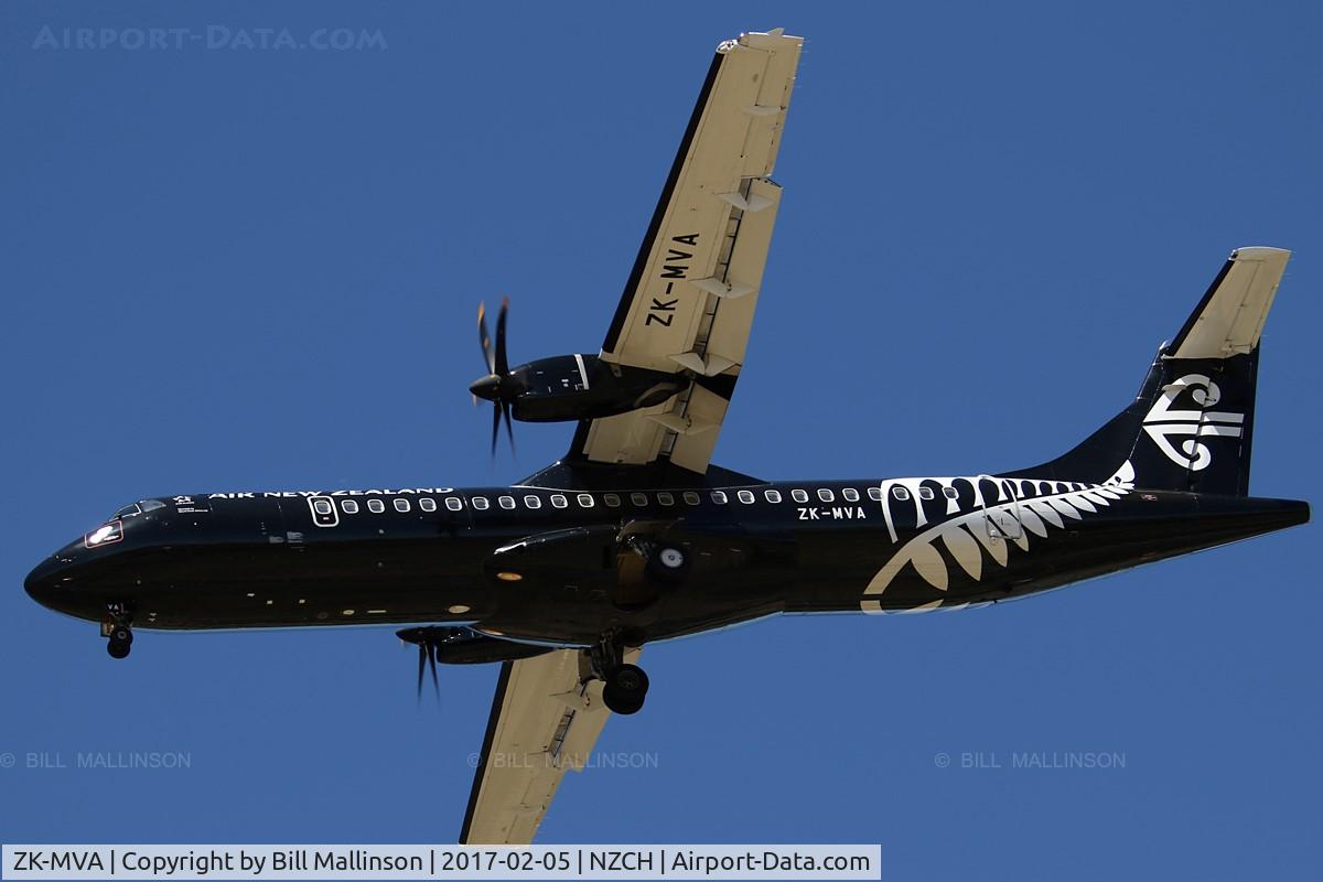 ZK-MVA, 2012 ATR 72-600 (72-212A) C/N 1051, NZ5062 from IVC