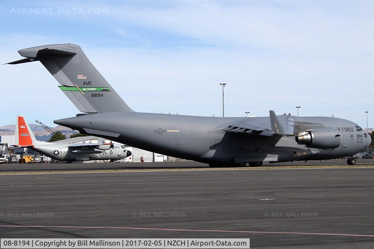 08-8194, 2008 Boeing C-17A Globemaster III C/N P-194, parked up