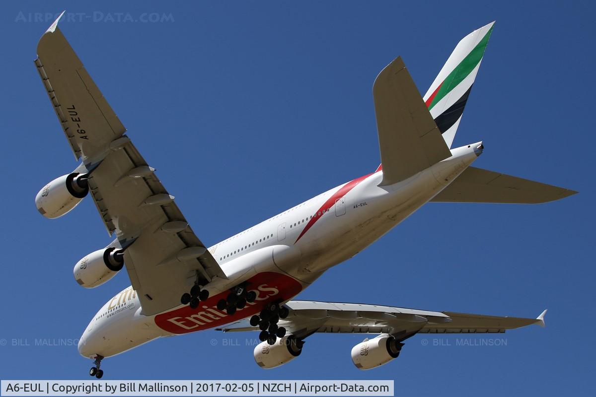 A6-EUL, 2016 Airbus A380-861 C/N 224, EK412 from DXB via SYD