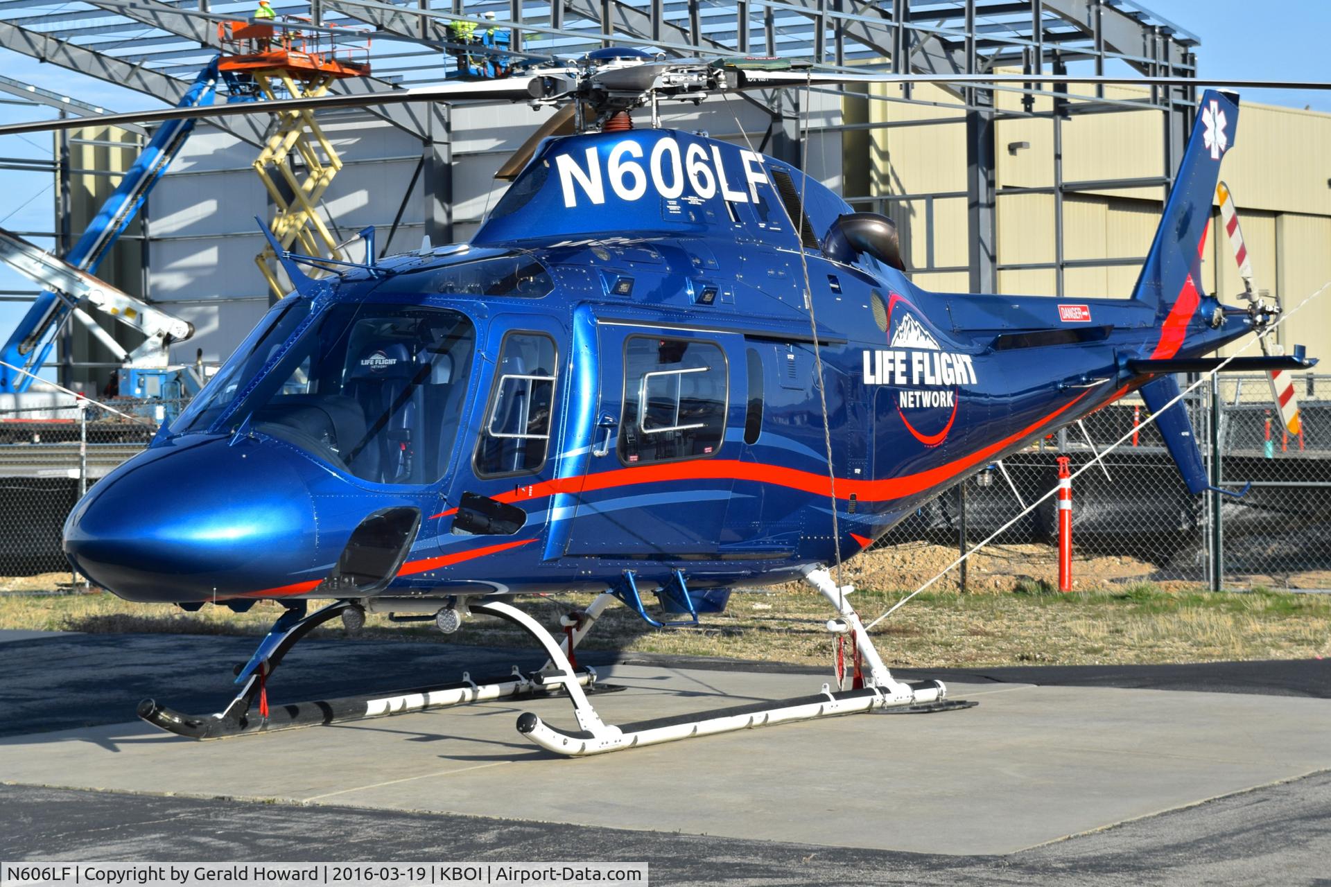 N606LF, 2013 AgustaWestland AW-119 MKII Koala C/N 14812, Parked on Life Flight ramp.