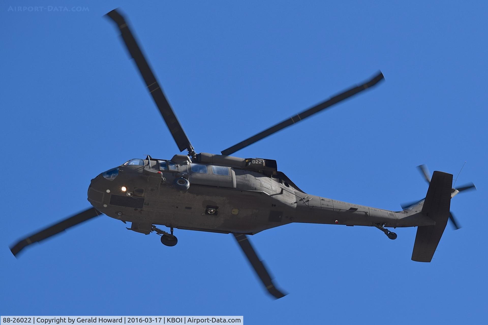 88-26022, 1988 Sikorsky UH-60A Black Hawk C/N 70.1230, 1-183rd AVN BN, Idaho Army National Guard