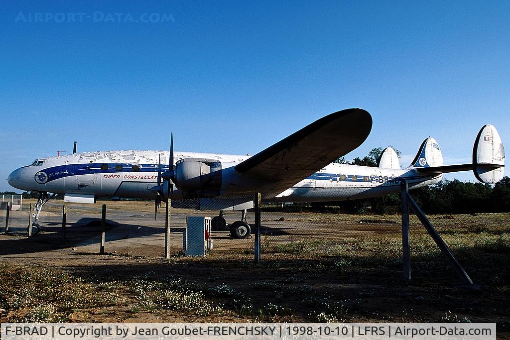 F-BRAD, 1953 Lockheed L-1049G Super Constellation C/N 4519, With Air France old colors