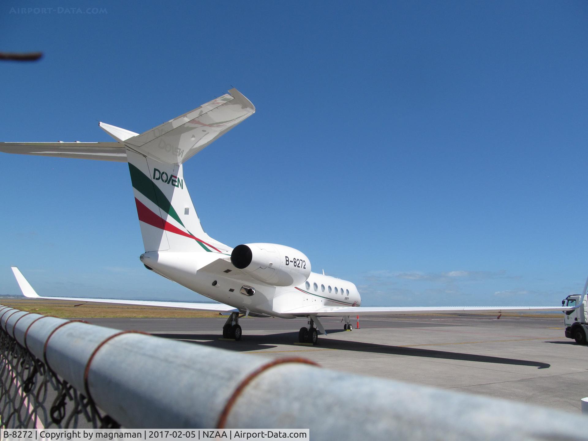 B-8272, Gulfstream Aerospace GV-SP (G550) C/N 5405, new to me on this visit to NZ