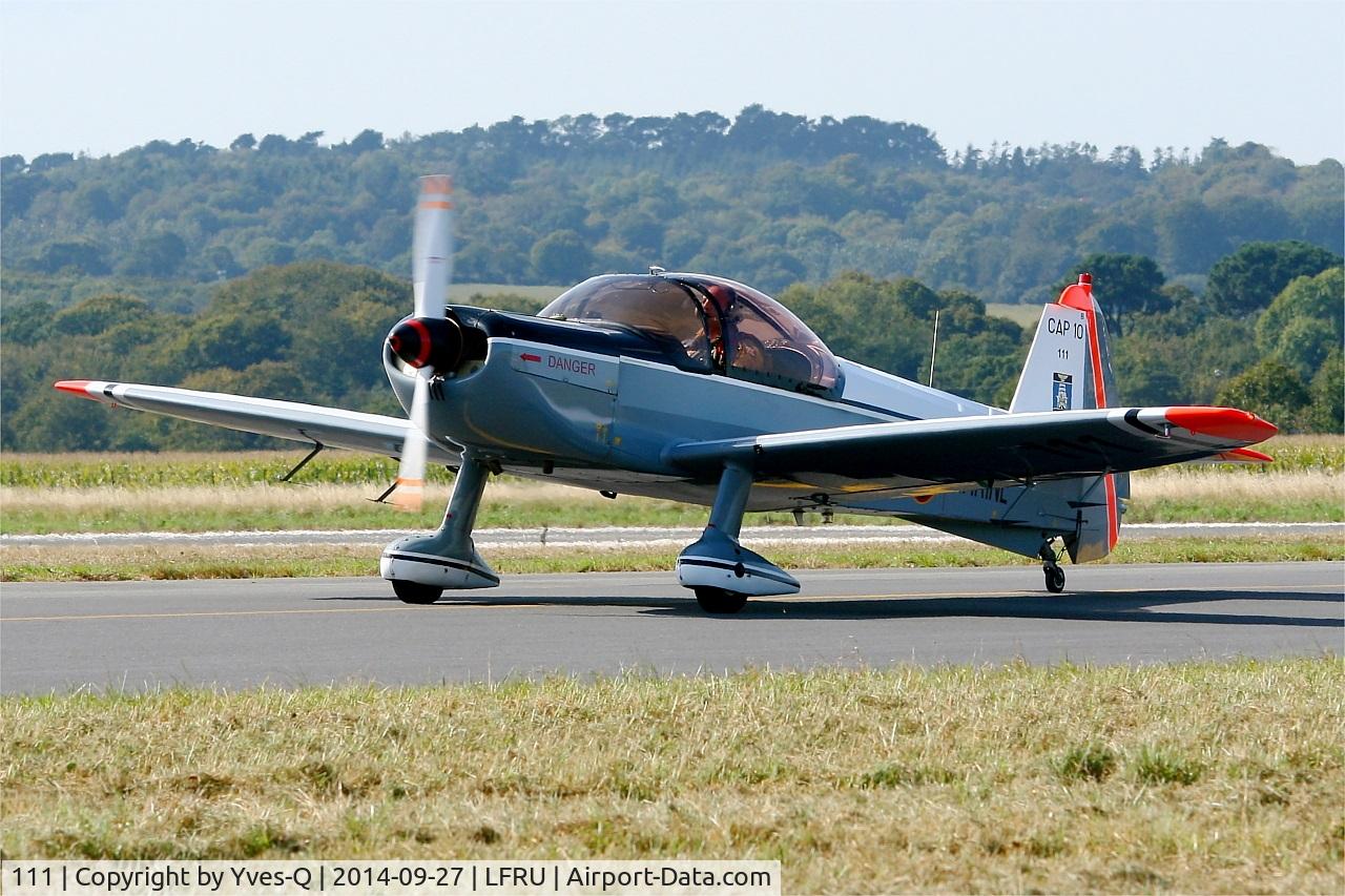 111, Mudry CAP-10B C/N 111, Mudry CAP-10 B, Taxiing, Morlaix-Ploujean airport (LFRU-MXN) air show 2014