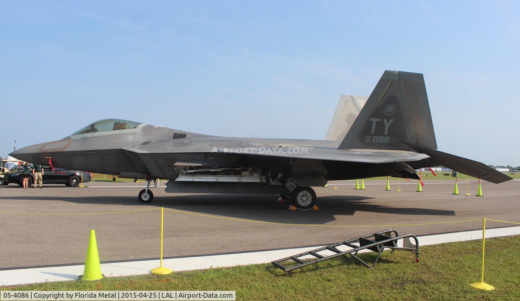 05-4086, Lockheed Martin F-22A Raptor C/N 4086, Raptor