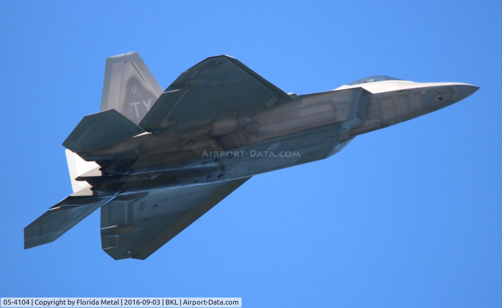 05-4104, 2005 Lockheed Martin F-22A Raptor C/N 4104, Raptor