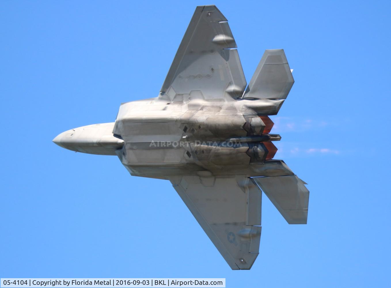 05-4104, 2005 Lockheed Martin F-22A Raptor C/N 4104, Raptor