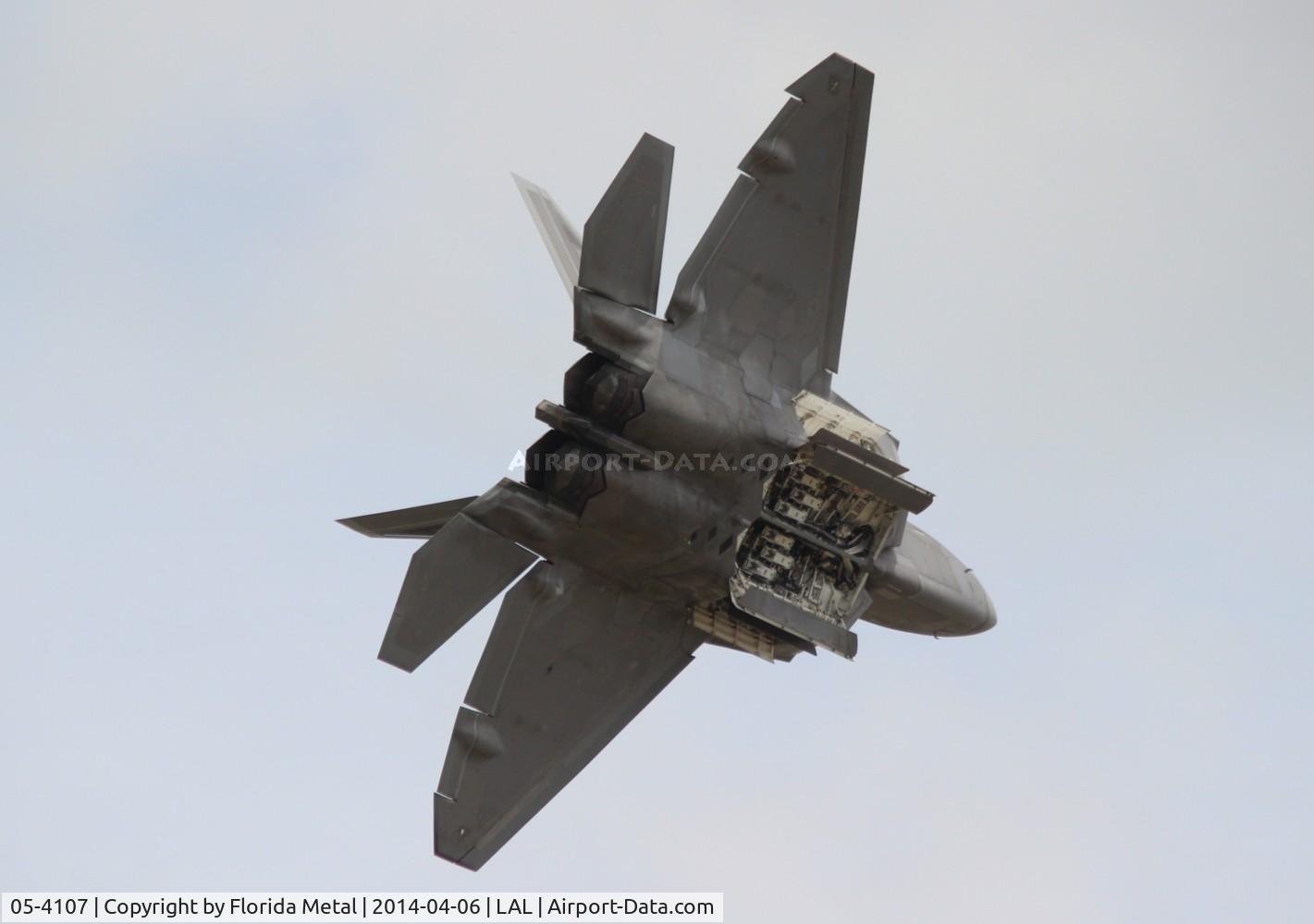 05-4107, 2005 Lockheed Martin F-22A Raptor C/N 645-4107, Raptor