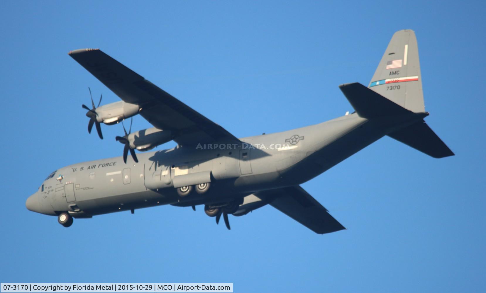 07-3170, 2007 Lockheed Martin C-130J-30 Super Hercules C/N 382-5628, C-130J