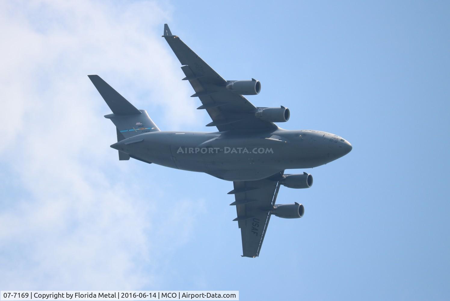 07-7169, 2007 Boeing C-17A Globemaster III C/N F-179/P-169, C-17A