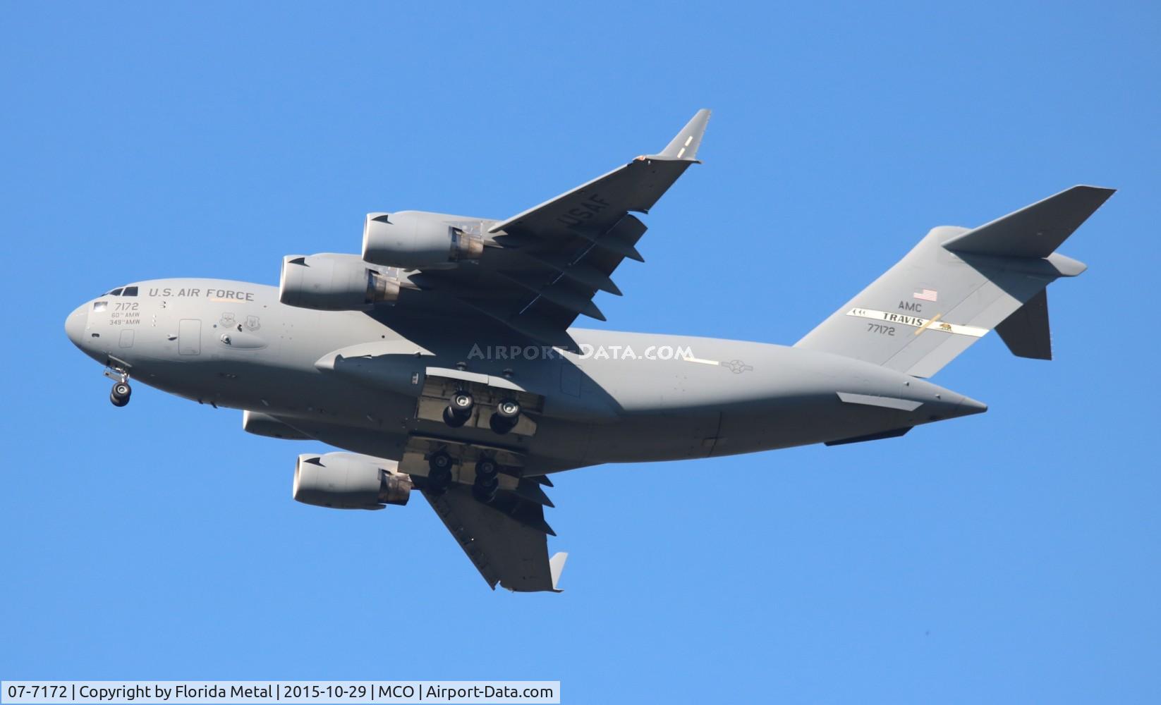 07-7172, 2007 Boeing C-17A Globemaster III C/N 50189/F188/P172, C-17A