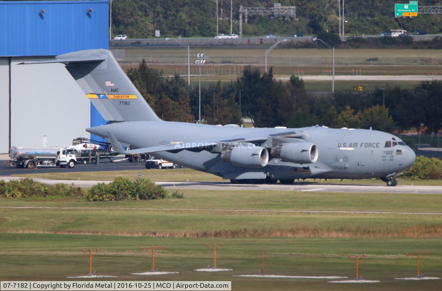 07-7182, 2007 Boeing C-17A Globemaster III C/N P-182, C-17A