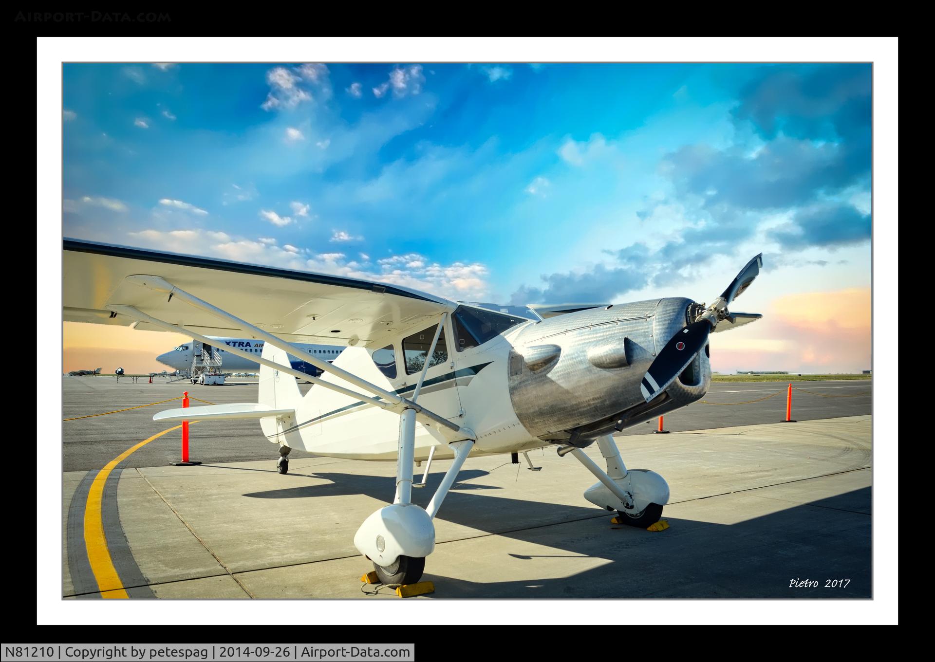 N81210, 1946 Fairchild 24R-46 C/N R46-111, I came across this photo I shot while clearing out my files. I believe I shot it at the Longmont Airshow a few years ago.
