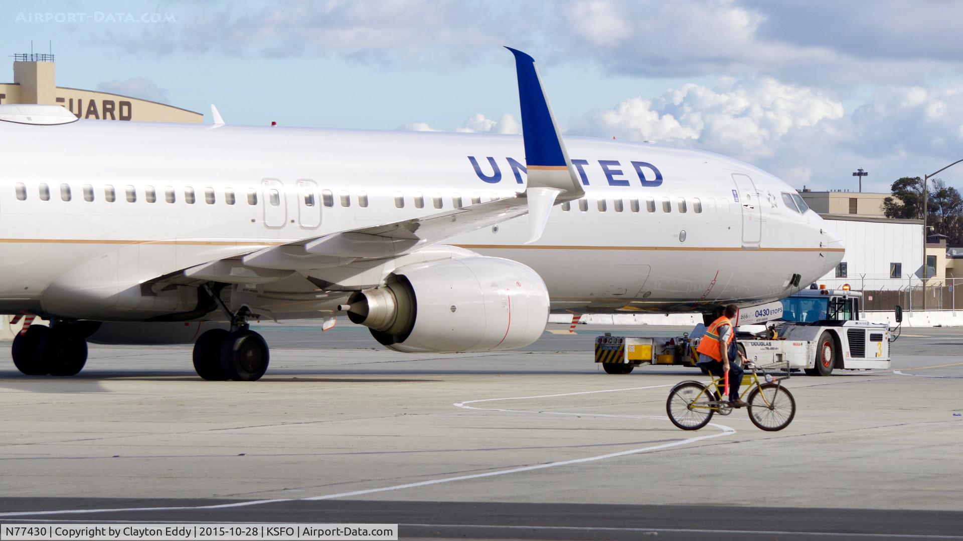 N77430, 2008 Boeing 737-924/ER C/N 37098, SFO 2015