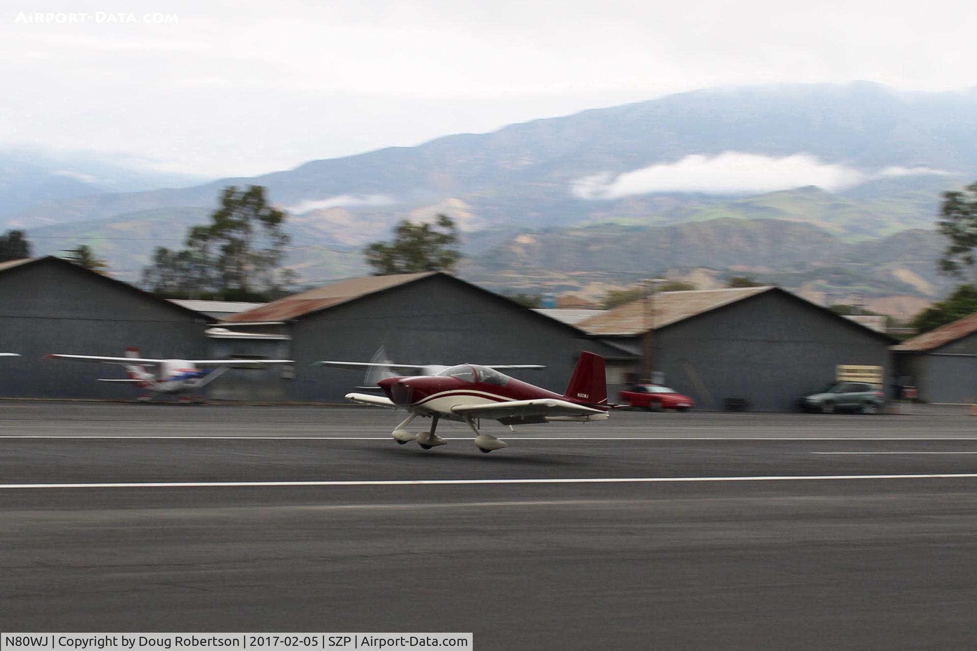 N80WJ, 2014 Vans RV-7A C/N 72575, 2015 Richmond VAN's RV-7A, ECI TITAN IOX-360-A4H1N 191 Hp, another landing Rwy 22