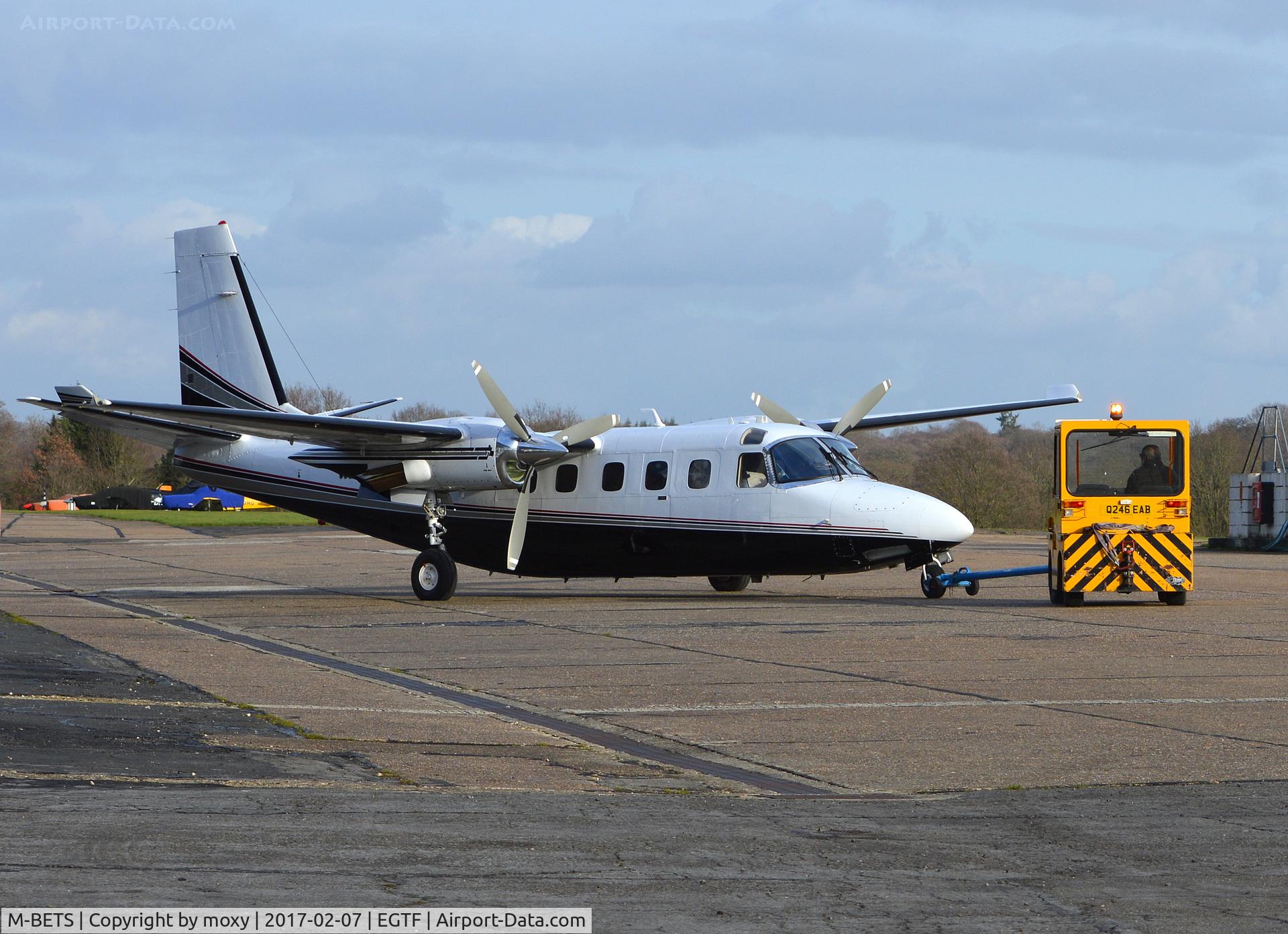 M-BETS, 1982 Gulfstream American 695A Jetprop 1000 C/N 96034, Rockwell 695A Jetprop 1000 at Fairoaks.