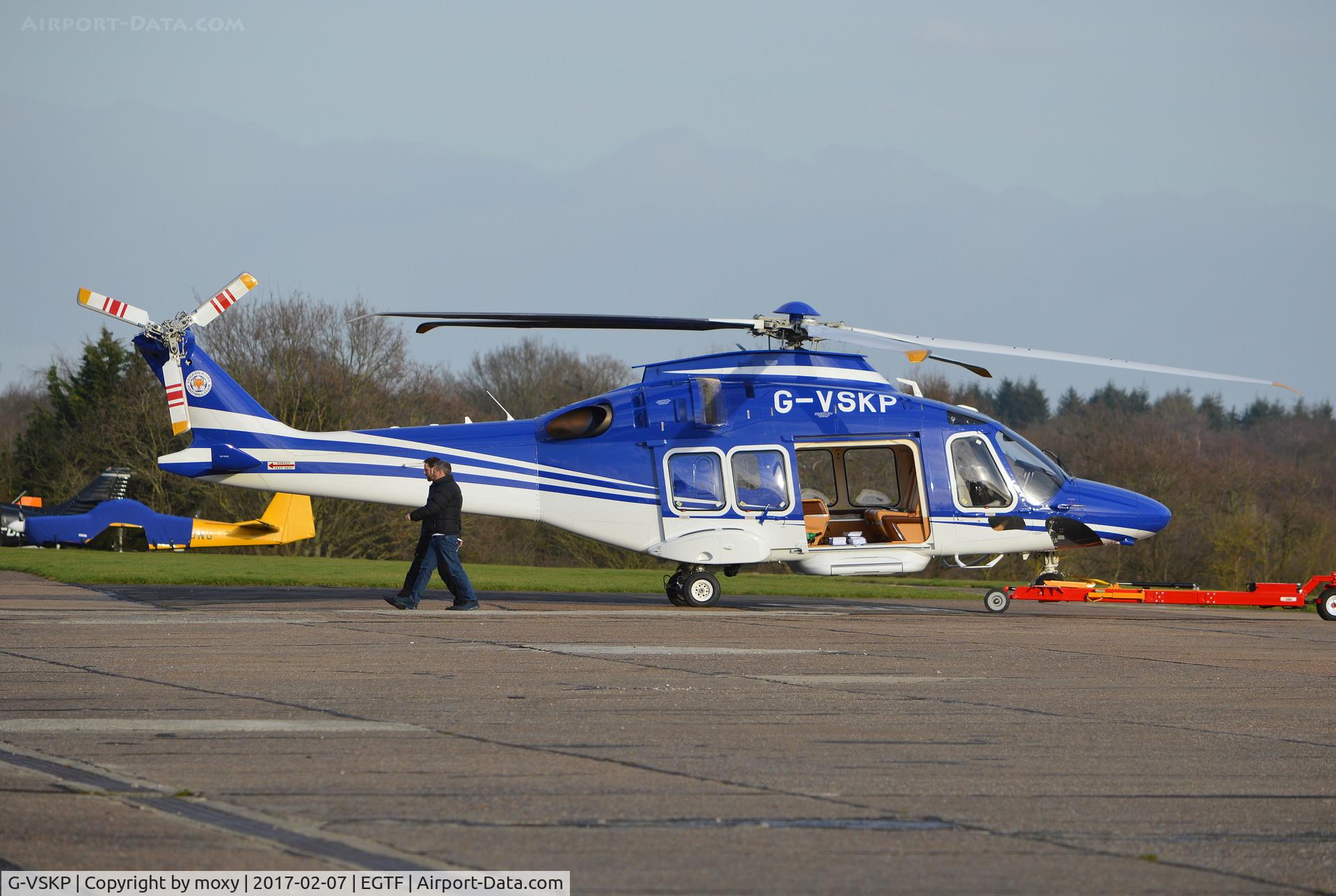 G-VSKP, 2016 AgustaWestland AW-169 C/N 69018, Finmeccanica SpA Agusta A169 at Fairoaks.