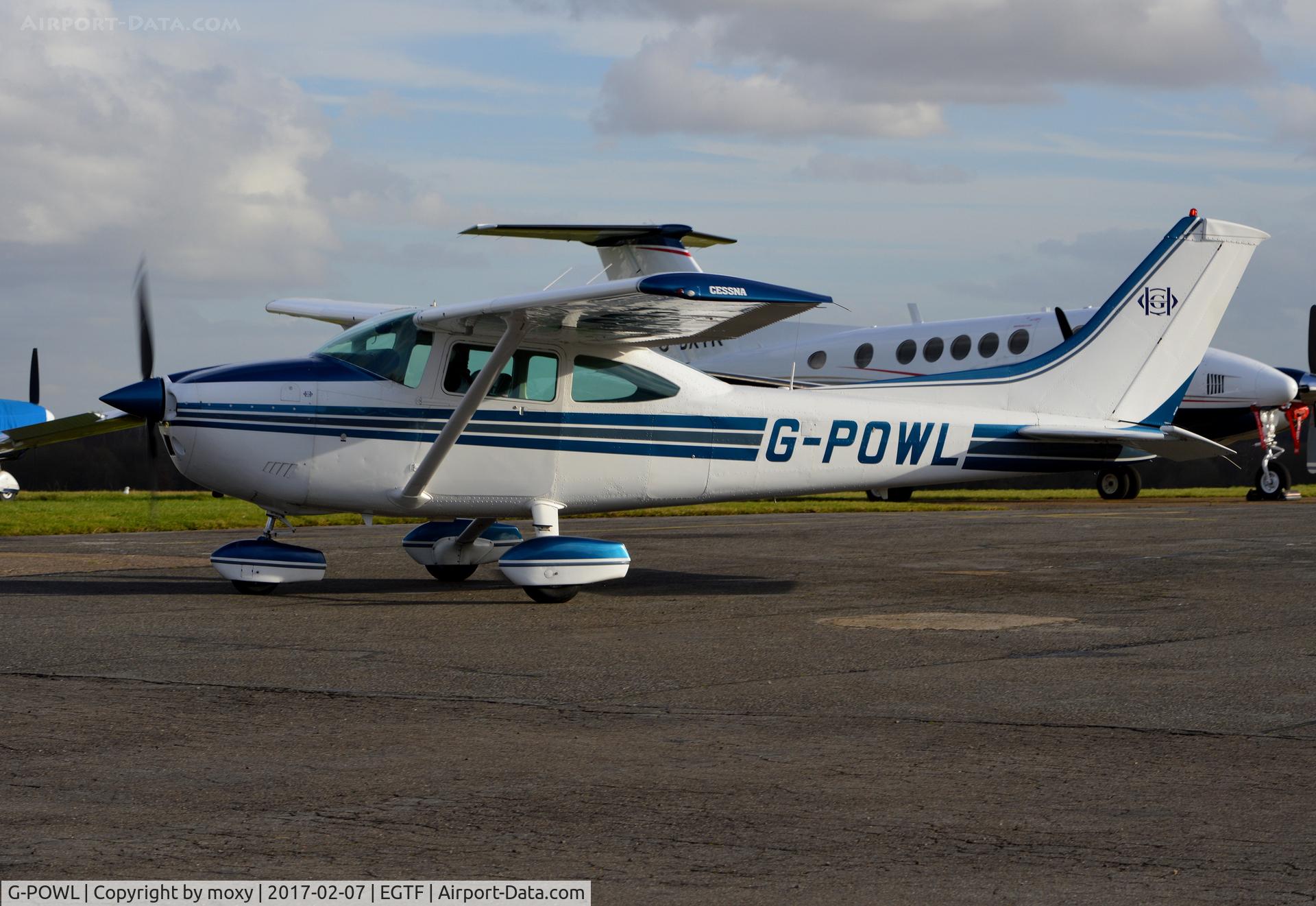 G-POWL, 1982 Cessna 182R Skylane C/N 182-67813, Cessna 182R Skylane at Fairoaks. Ex N9070G