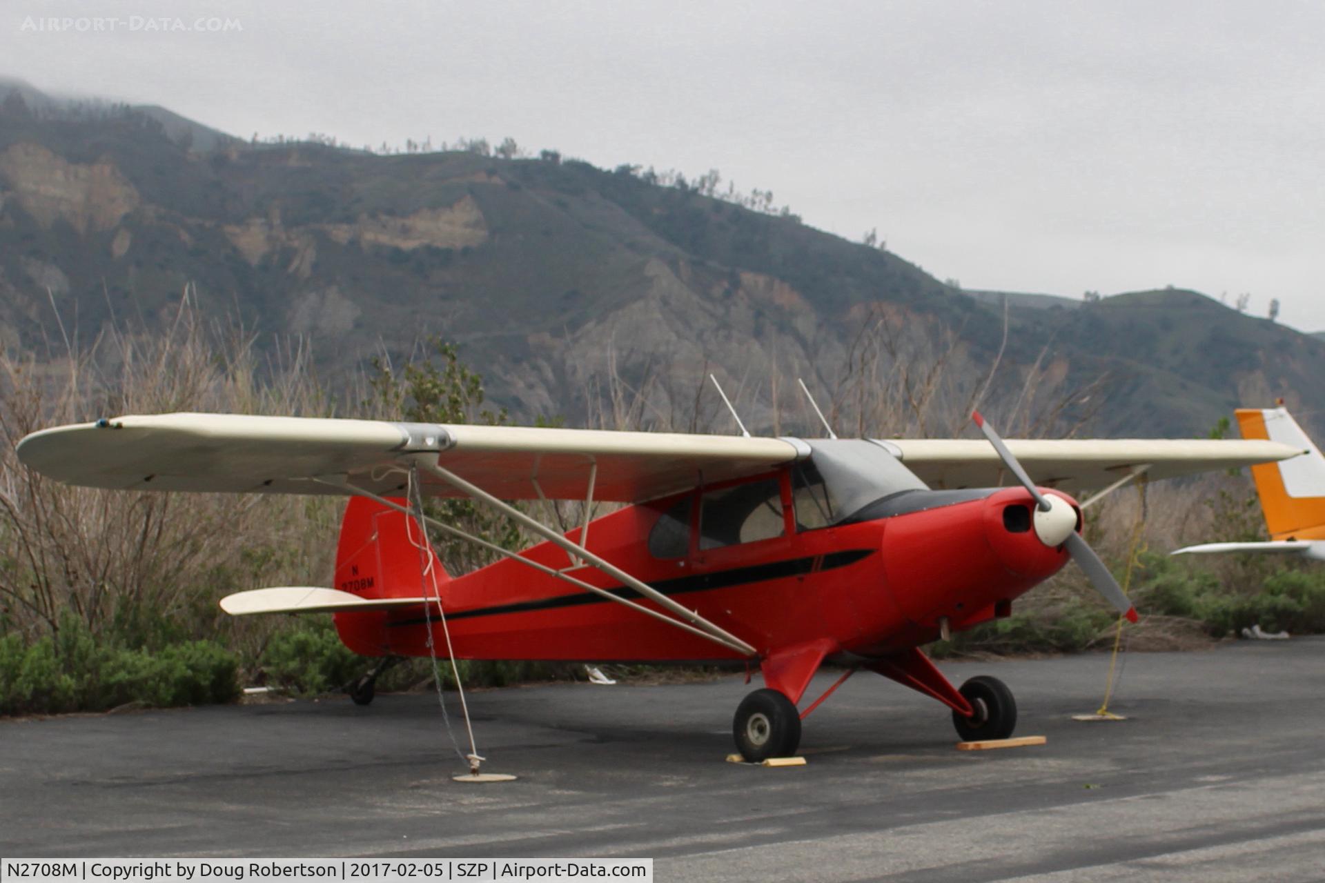 N2708M, 1946 Piper PA-12 Super Cruiser C/N 12-1211, 1946 Piper PA-12 SUPER CRUISER, Lycoming O-235 108 Hp