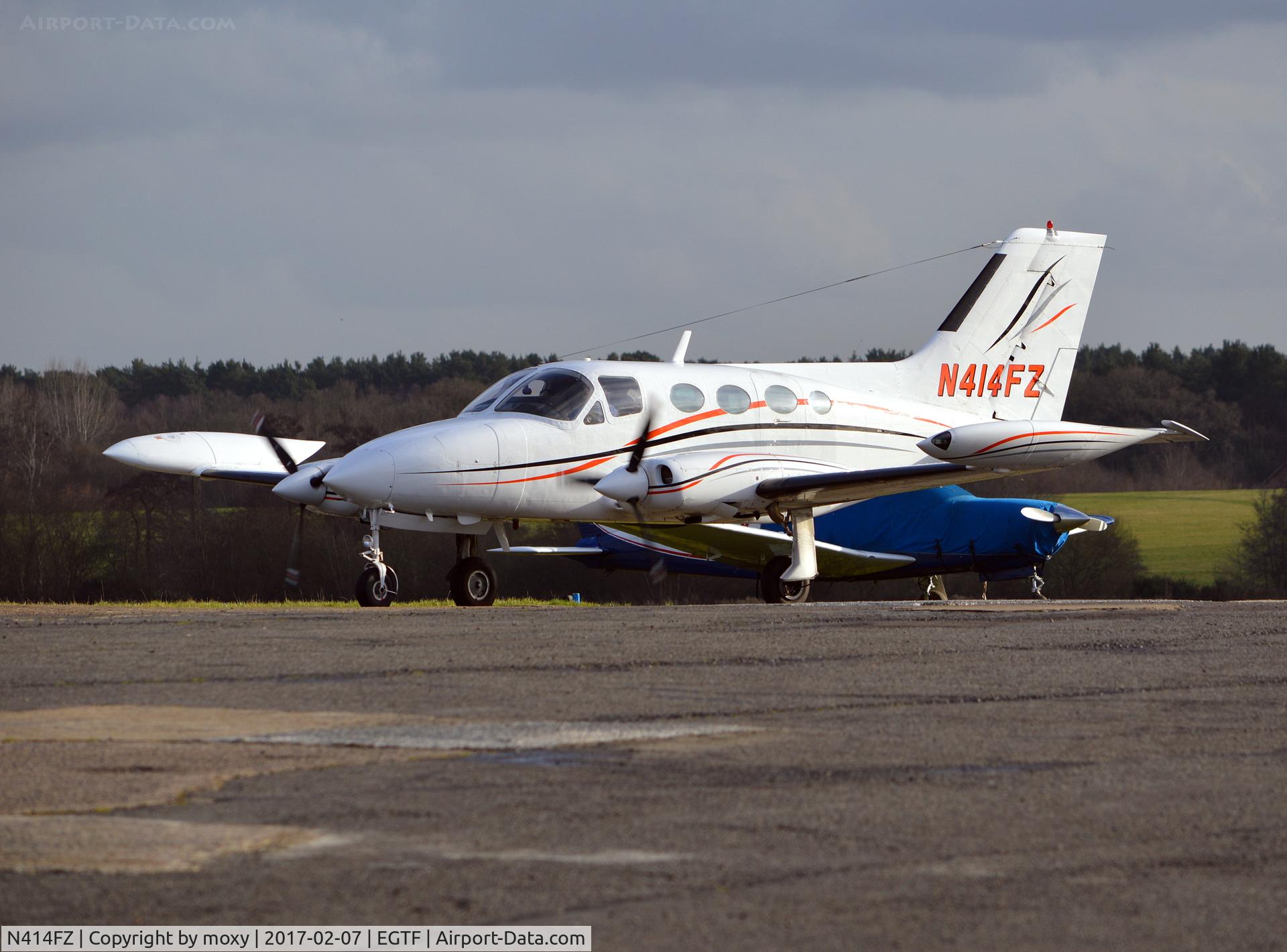 N414FZ, 1971 Cessna 414 Chancellor C/N 414-0175, Cessna 414 at Fairoaks.