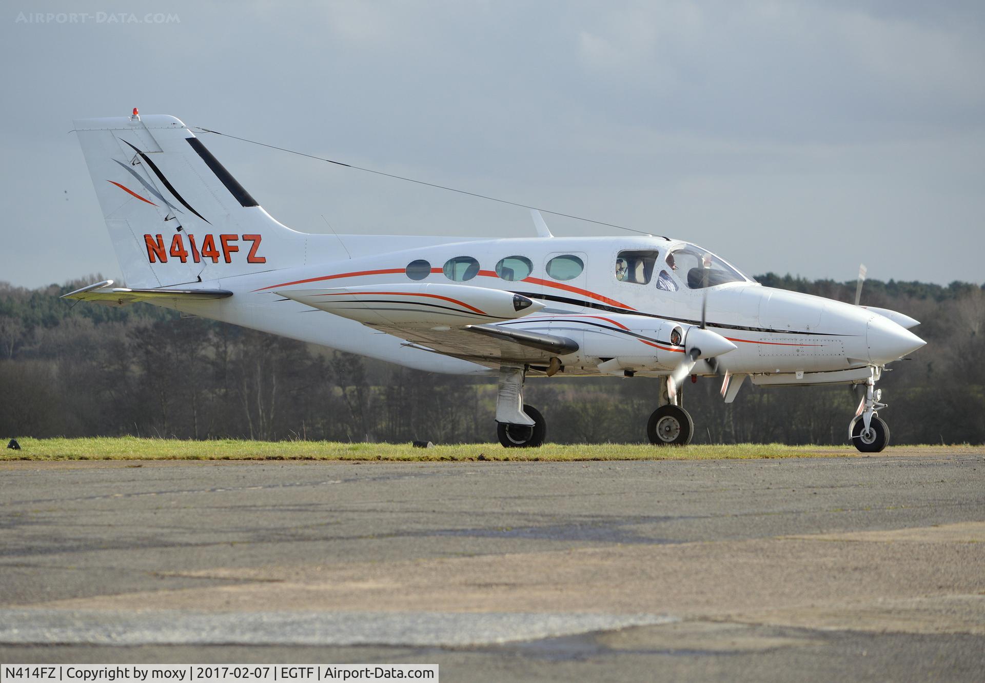 N414FZ, 1971 Cessna 414 Chancellor C/N 414-0175, Cessna 414 at Fairoaks.
