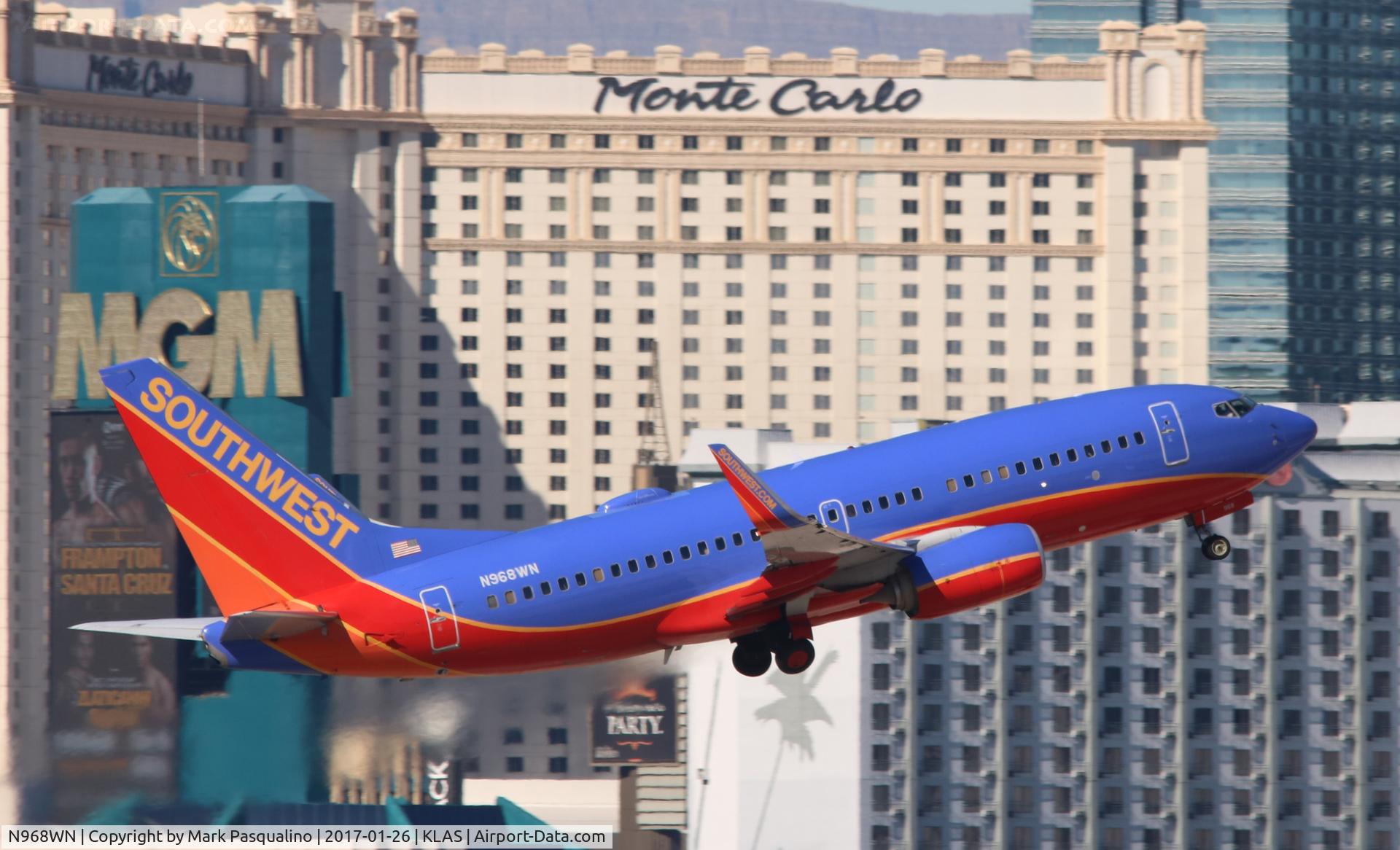 N968WN, 2011 Boeing 737-7H4 C/N 36679, Boeing 737-700